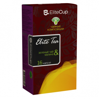 Капсулы EliteCup «Зеленый чай - Малина» (16 шт)